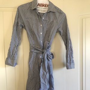 J Crew shirt dress with belt